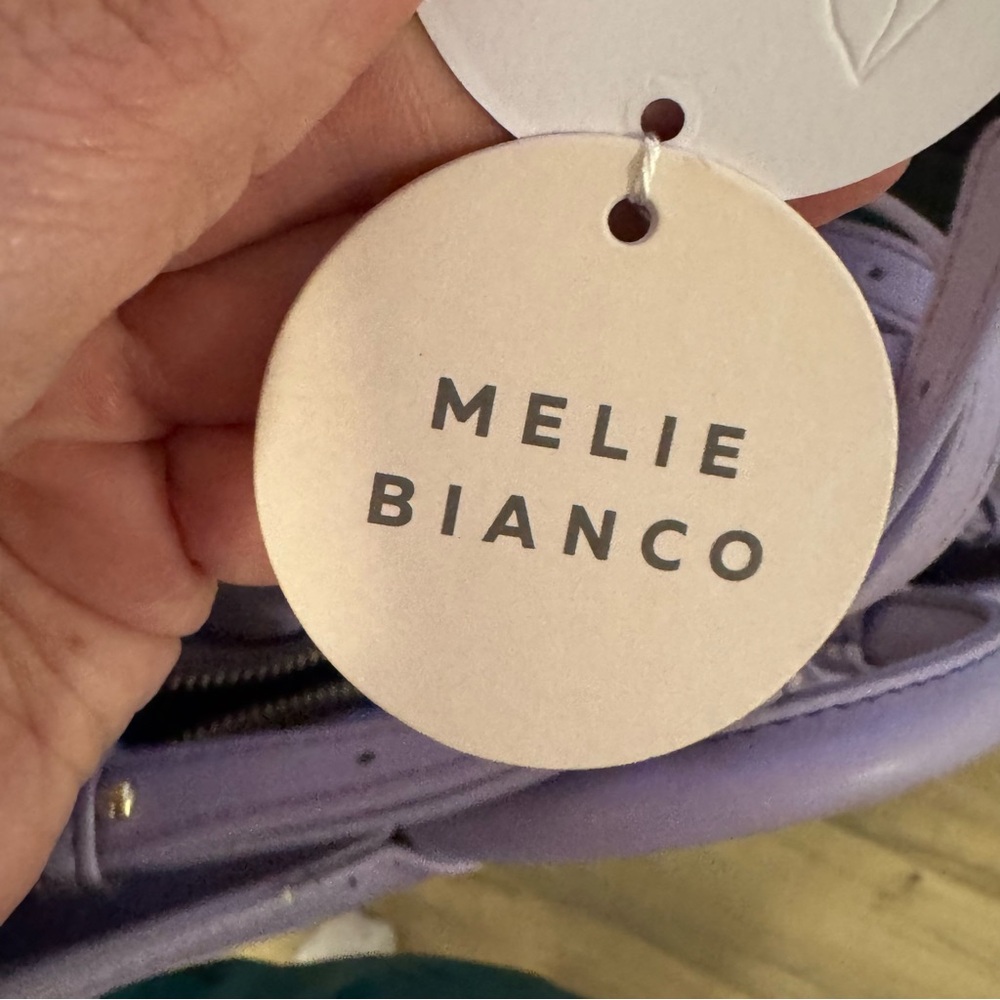 💜 Melie Bianco “Karlie” Lilac Vegan Crossbody Bag (NWT) - Picture 8 of 9